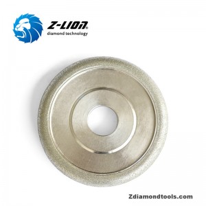ZL-DCML Roda de diamante de qualidade de 4 polegadas para pedra, concreto, cerâmica